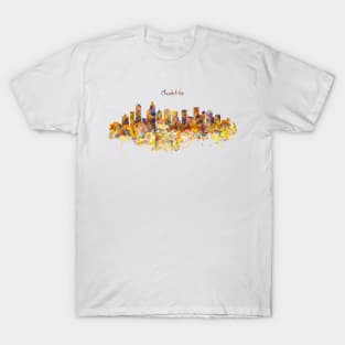 Charlotte Watercolor Skyline T-Shirt